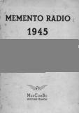 MEMENTO (1945) MANUAL DE  RADIO 